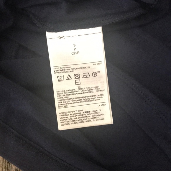 BR Factory Navy Jersey Knit Top - Picture 8 of 8